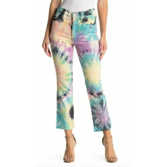 Mother The Tripper Tie Dyed Jeans Swirling Secrets Sz. Sz. 28 - Picture 1 of 10